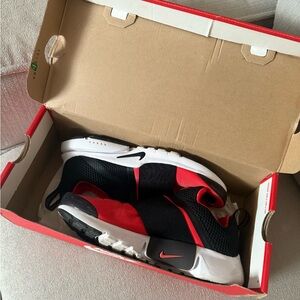 Nike Kids Black and Red Sneakers